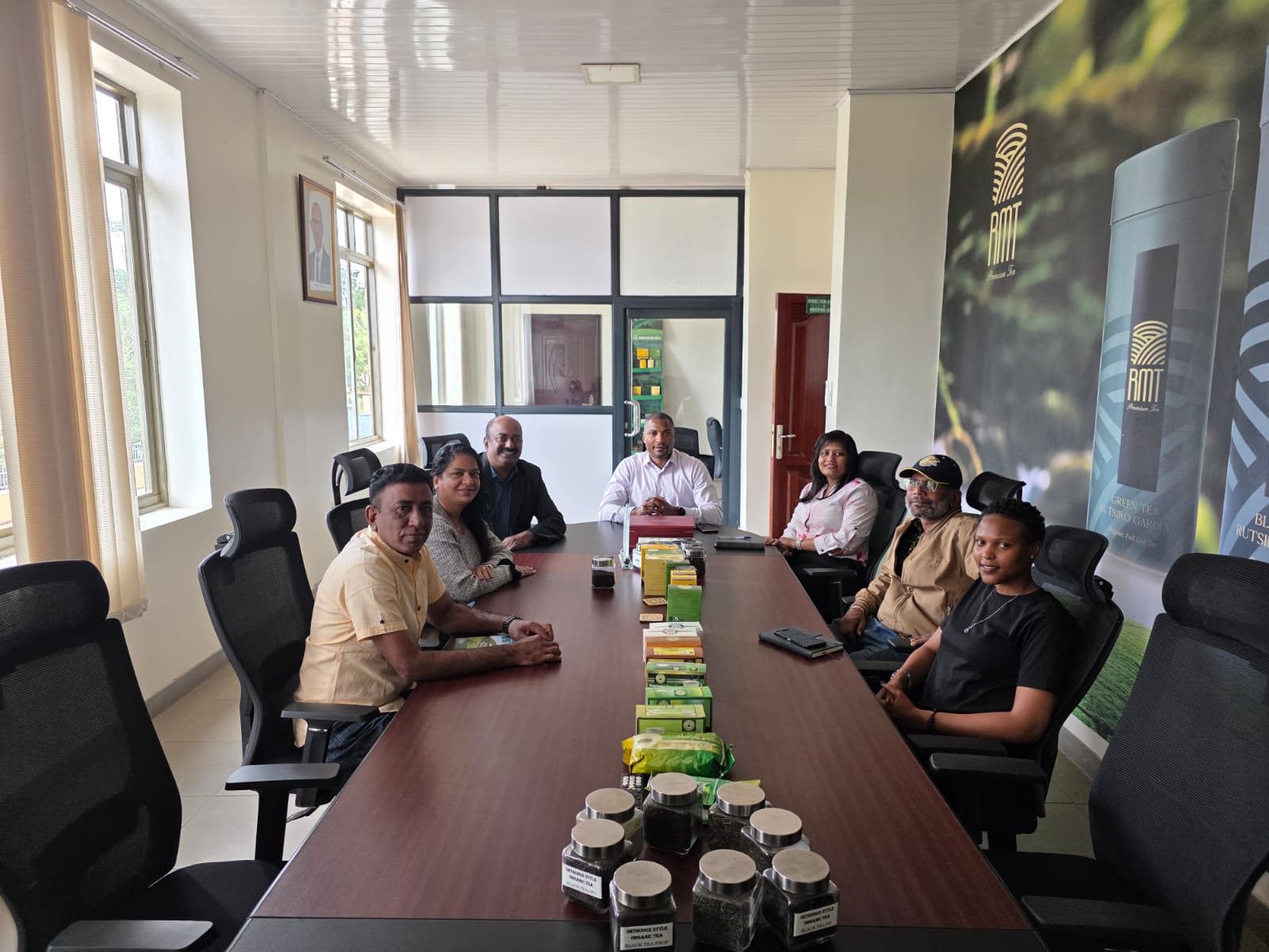 Meeting with Tea Company